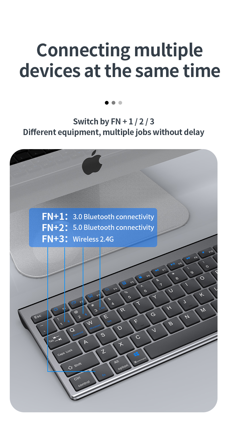 Ipad Keyboard Mouse Wireless Bluetooth